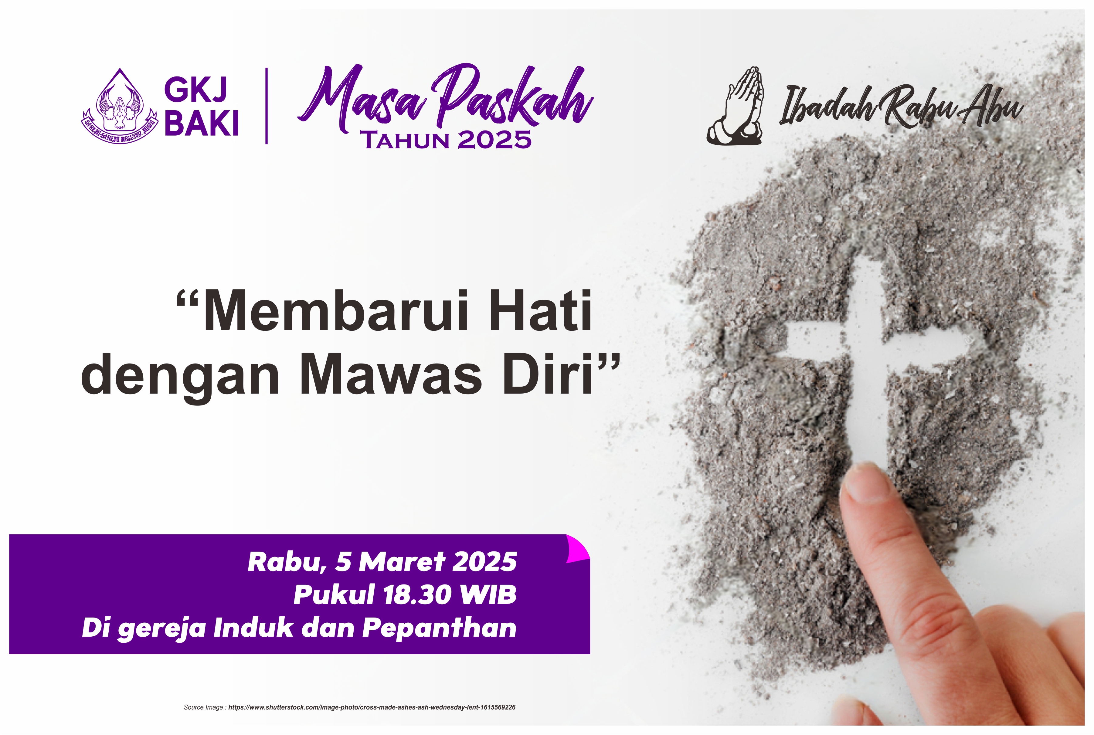 Ibadah Rabu Abu Tahun 2025, gereja kristen jawa, gkj, gkj baki, gereja kristen jawa baki, baki, sukoharjo, gkj klasis sukoharjo, klasis sukoharjo, klasis, sinode gkj, sinode 